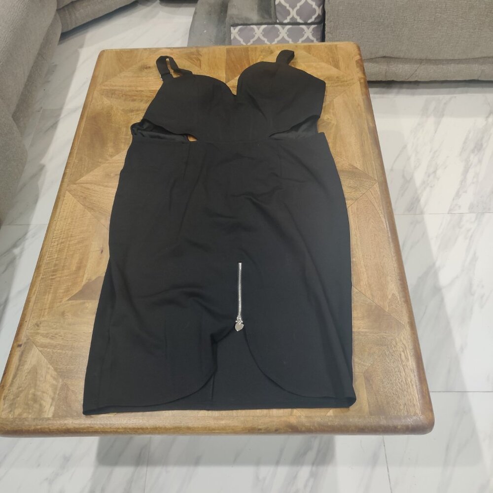 Unique vintage Weasel Wear cut out heart dress size 3xl New